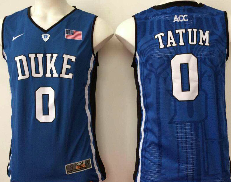 Duke-Blue-Devils-0-Jayson-Tatum-Navy-College-Basketball-Jersey