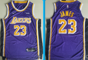 Lakers-23-Lebron-James throwback purple