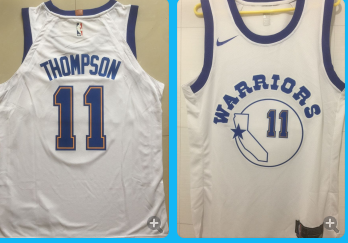 Warriors-11-Klay-Thompson-White heat apploed jersey