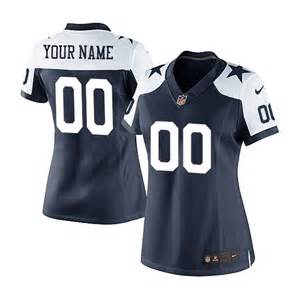 Cheap Nike Dallas Cowboys Customized thanksgiving blue Women NFL Jerseys