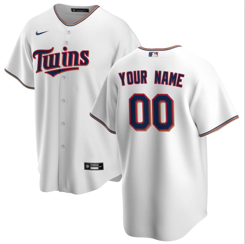 Minnesota Twins custom white new jersey