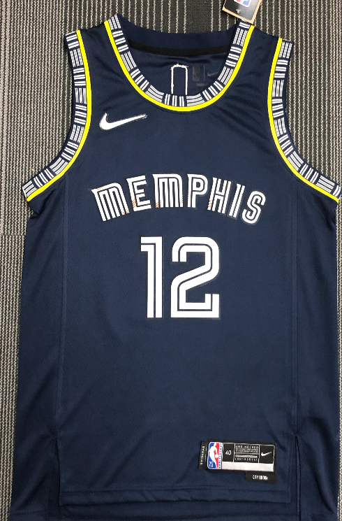 Grizzlies-12-Ja-Morant 22 city jersey