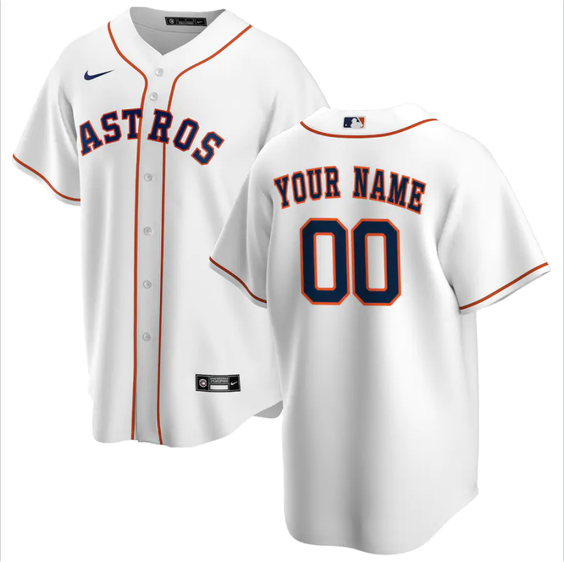 Houston Astros custom white new jersey