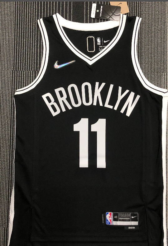 Brooklyn Nets#11 black 75th jersey