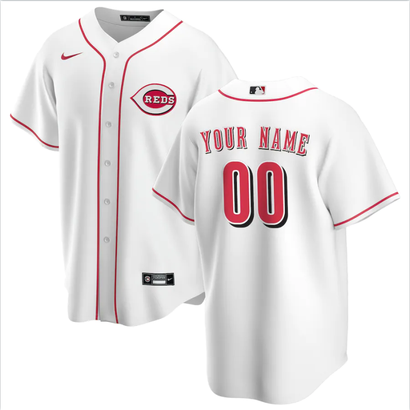 Cincinnati Reds custom white new jersey