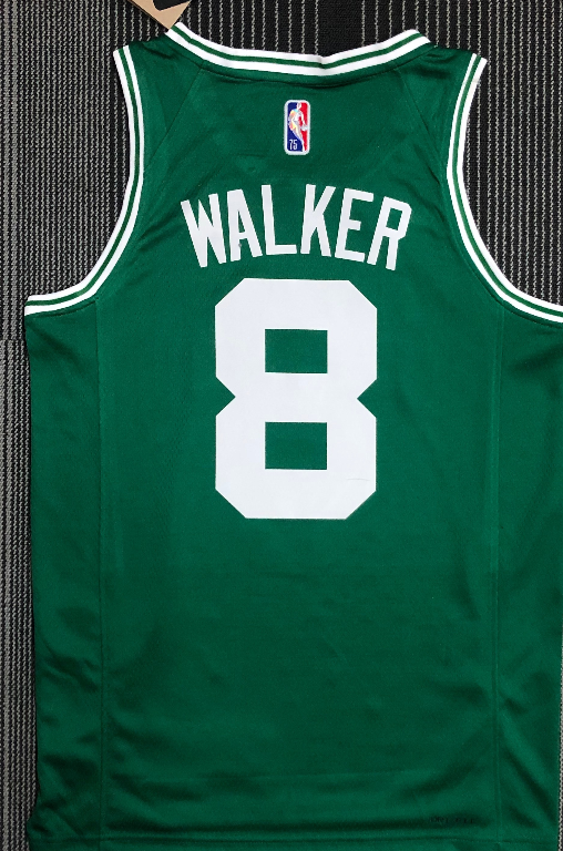 Celtics-8-Kemba-Walker green 75th jersey