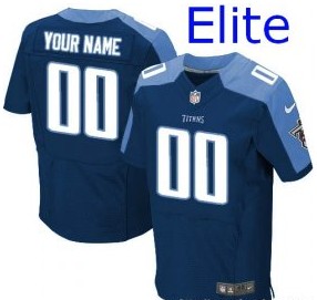 Nike-Tennessee-Titans-Customized-Elite-Navy-Jerseys