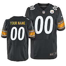 Nike-Pittsburgh-Steelers-Customized-Elite-black-Jerseys