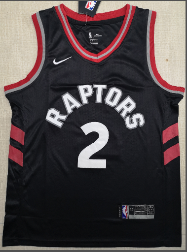 Toronto Raptors #2 black nike jersey