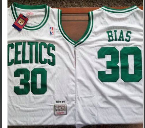 Boston Celtics#30 Bias white jersey