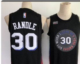 Julius Randle Knicks black jersey
