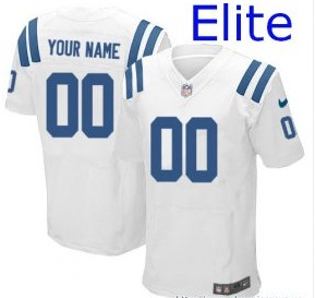 Nike-Indianapolis-Colts-Customized-Elite-White-Jerseys