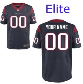 Nike-Houston-Texans-Customized-Elite-Navy-Jerseys