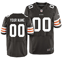 Nike-Cleveland-Browns-brown-Customized-Elite-Jerseys
