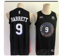 Knicks-9-R.J.-Barrett black jersey