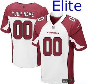 Nike-Arizona-Cardinals-Customized-Elite-White-Jerseys