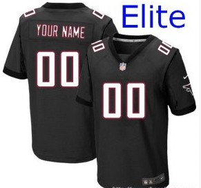 Nike-Atlanta-Falcons-black-Customized-Elite-Jerseys