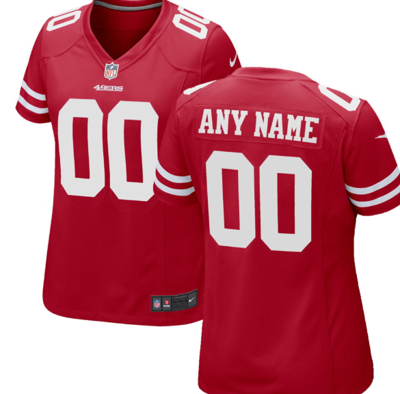 San-Francisco-49ers-Women-Customized-Red-Jersey-8036-35282