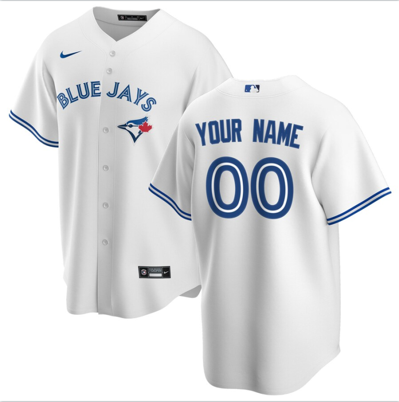 Toronto Blue Jays custom white new jersey