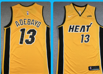 heat #13 yellow jersey