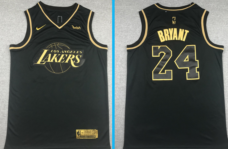 Lakers-24-Kobe-Bryant-Black-Gold jersey