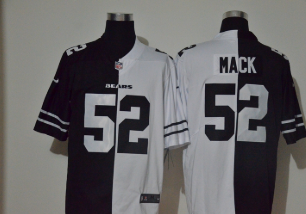 Nike-Bears-52-Khalil-Mack-Black-And-White-Split-Vapor-Untouchable-Limited-Jersey