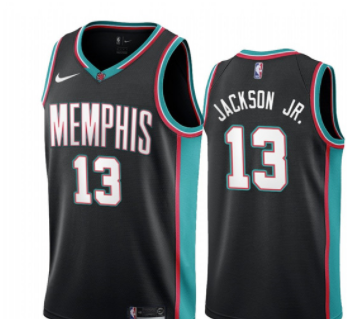 Men's Memphis Grizzlies #13 Jaren Jackson Jr. Black Stitched NBA Jersey