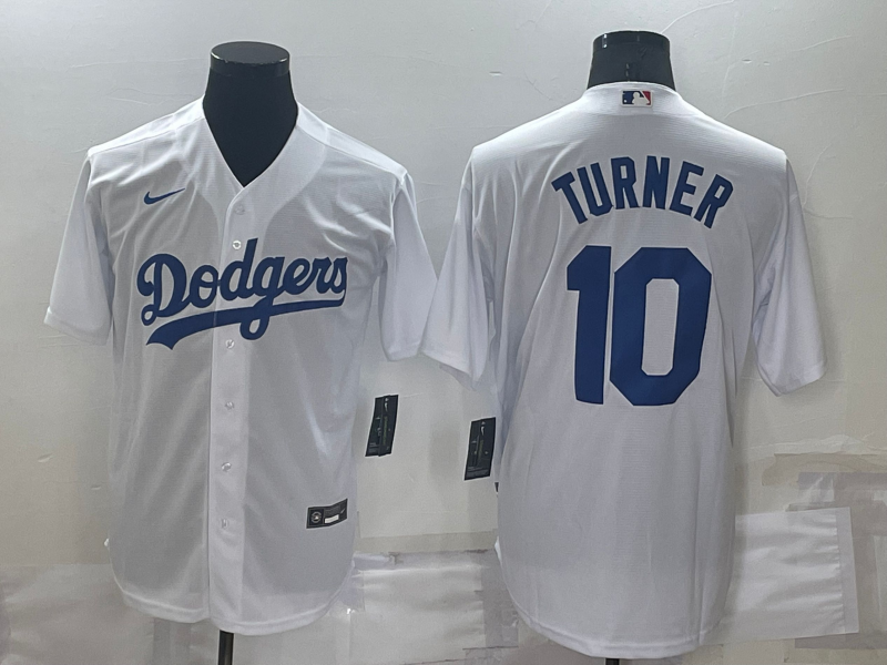Los Angeles Dodgers #10 white jersey