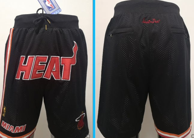 Miami Heat just do black men shorts