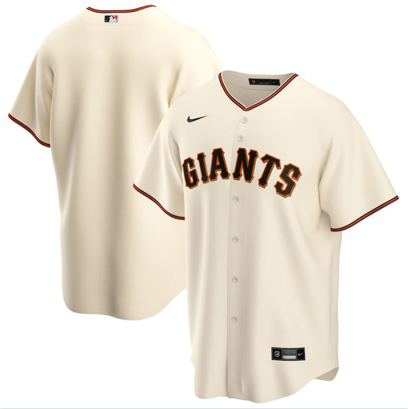 San Francisco Giants blank cream new jersey