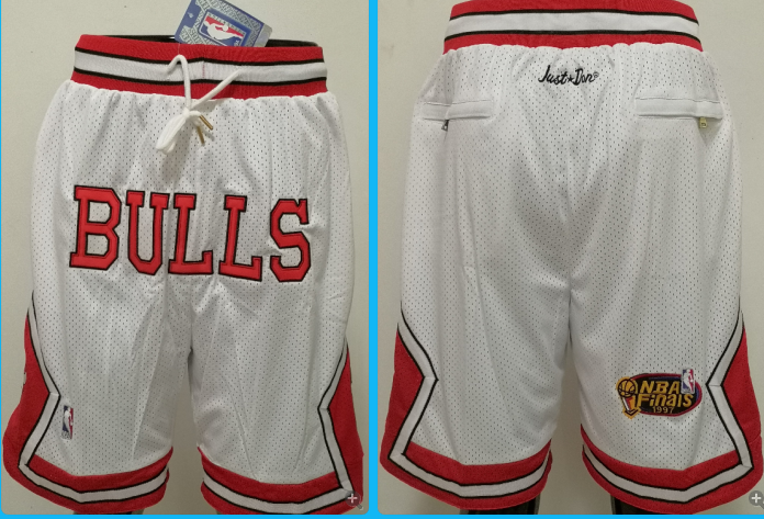Chicago Bulls just do white men shorts