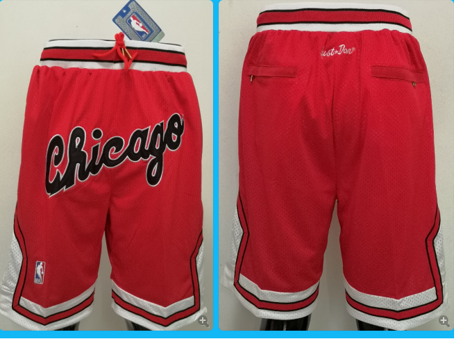 Chicago Bulls just do red men shorts 2