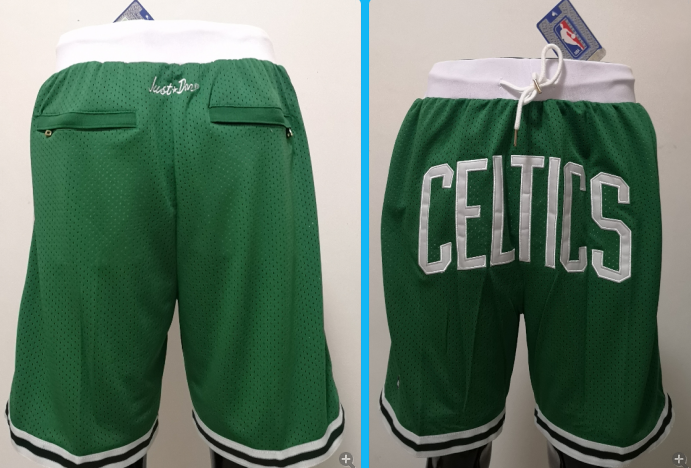 Boston Celtics just do green men shorts