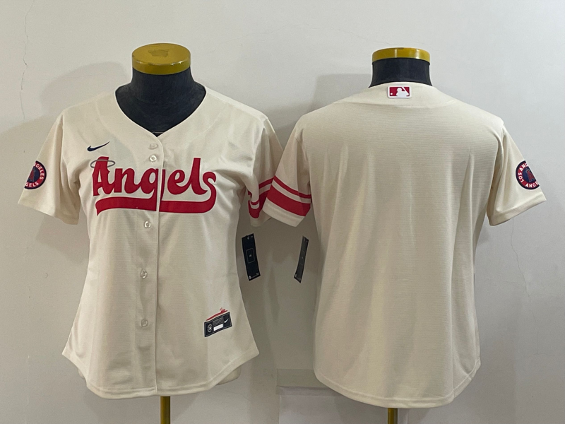Women's Los Angeles Angels Active Player Custom 2022 Cream City Connect Stitched