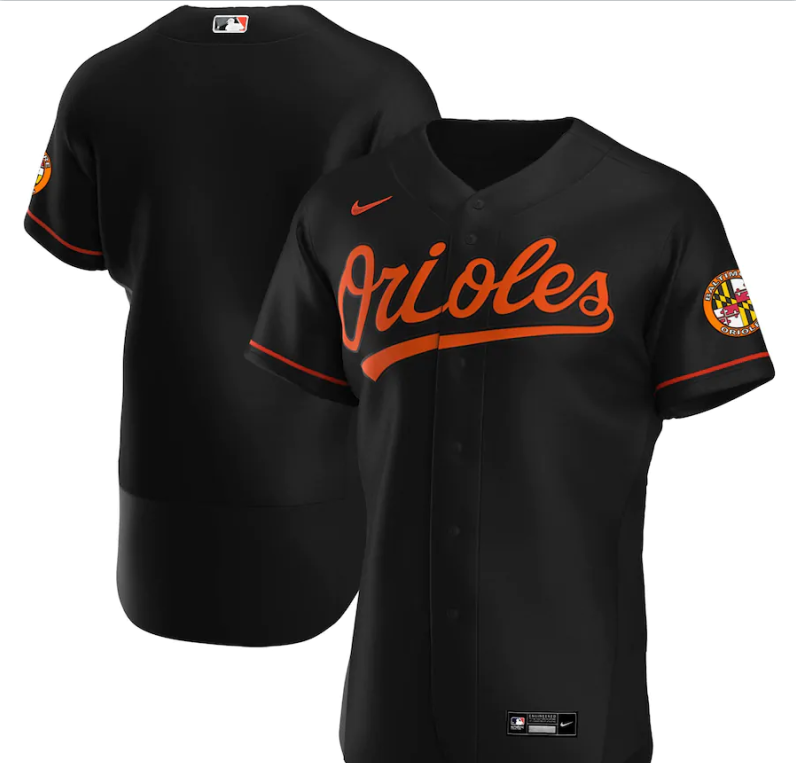 Baltimore Orioles blank black new jersey