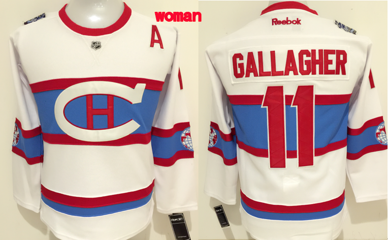 Canadiens-11-Brendan-Gallagher-White-2016-Winter-Classic-Women-Reebok-Jersey