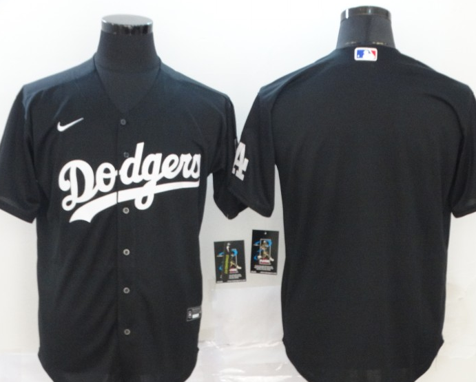 Los Angeles Dodgers black custom jersey