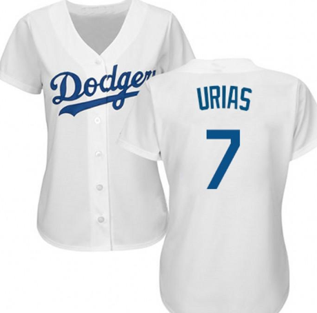 Los Angeles Dodgers #7 URIAS white women jersey