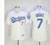 Los Angeles Dodgers #7 URIAS white jersey