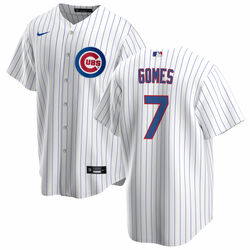 s Chicago Cubs #7 Yan Gomes White Cool Base Stitched Baseball Jersey