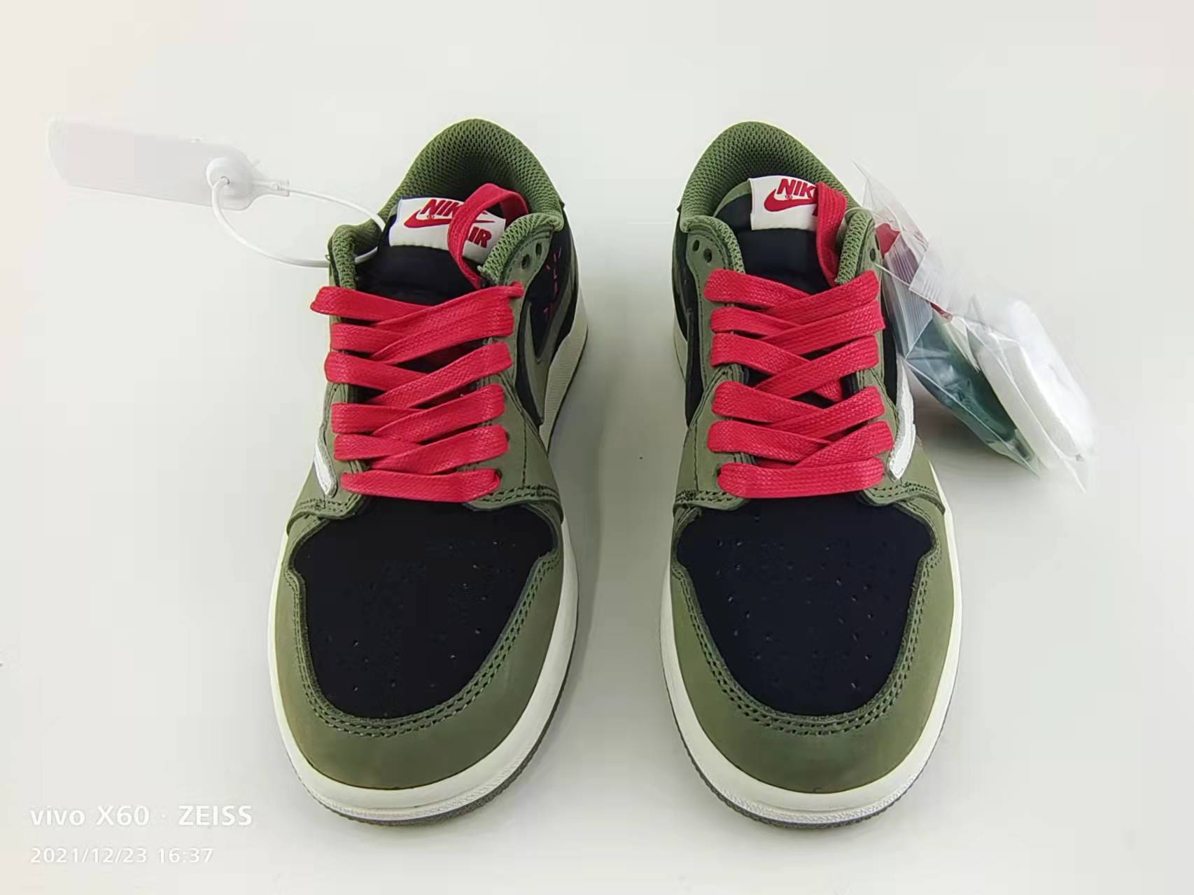 Jordan 1 black army shoes