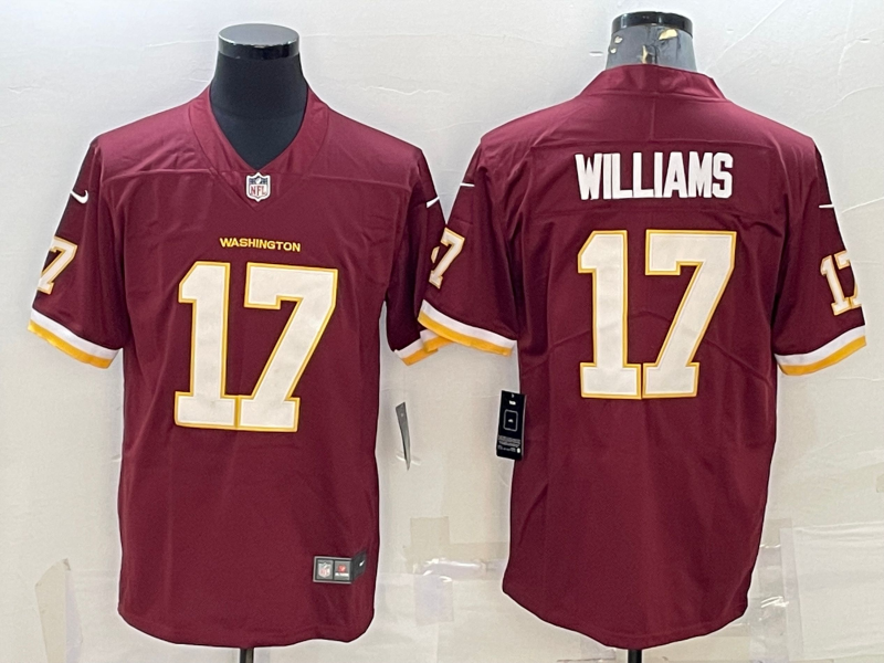 Washington Commanders #17 Doug Williams Burgundy Stitched Football Jersey