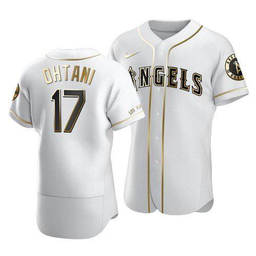 Los Angeles Angels #17 Shohei Ohtani White Flex Base Stitched Baseball Jersey