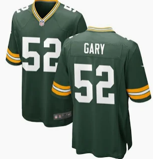 Greenbay packers #52 Gary green jersey