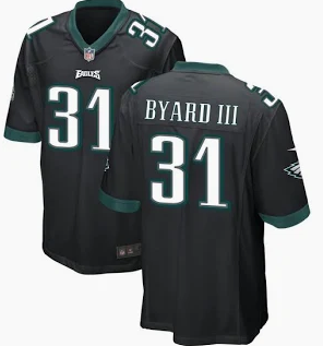 Philadelphia Eagles #31 Byard III black jersey
