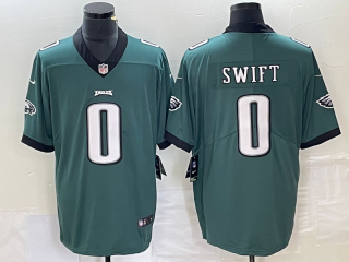 Philadelphia Eagles #0 Swift Greenbig size Vapor Jersey