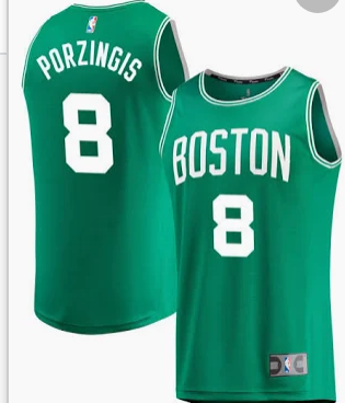 Celtics#8 Porzinis geen Youth jersey