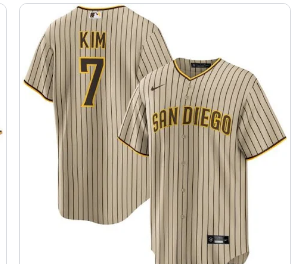 San Diego Padres #7 Ha-Seong Kim jersey