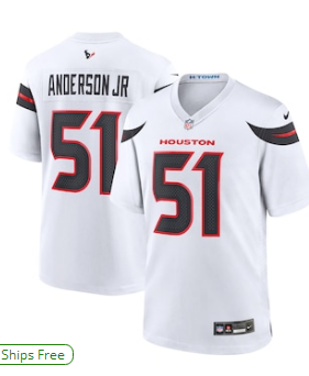Houston Texans #51 Will Anderson Jr. white 2024 Alternate F.U.S.E Vapor Football Stitched