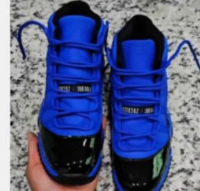 Jordan 11 blue men shoes